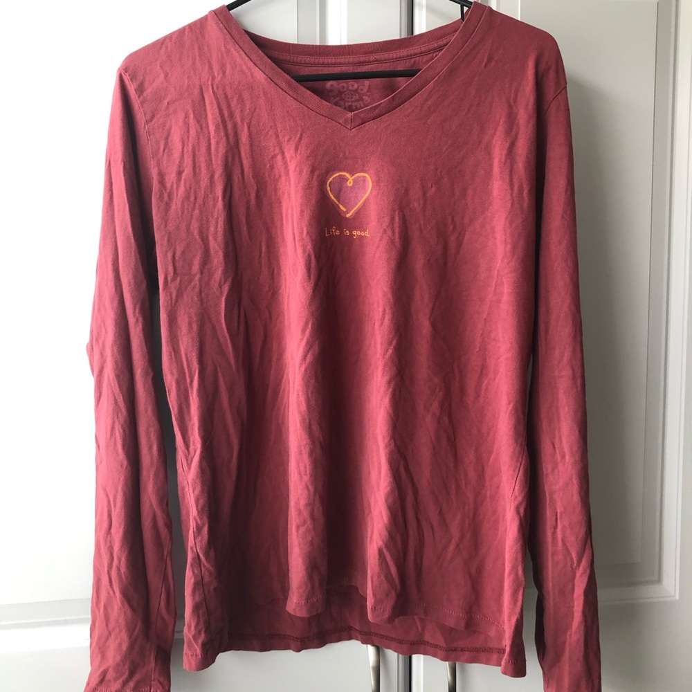 Life is good long sleeve t-shirt